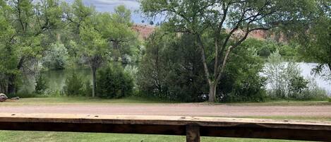 Vue depuis l’hébergement