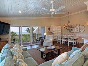 Condo (Surfside 12 C4) | Living room | Flat-screen TV - Surfside 12 C4 (Sanibel)