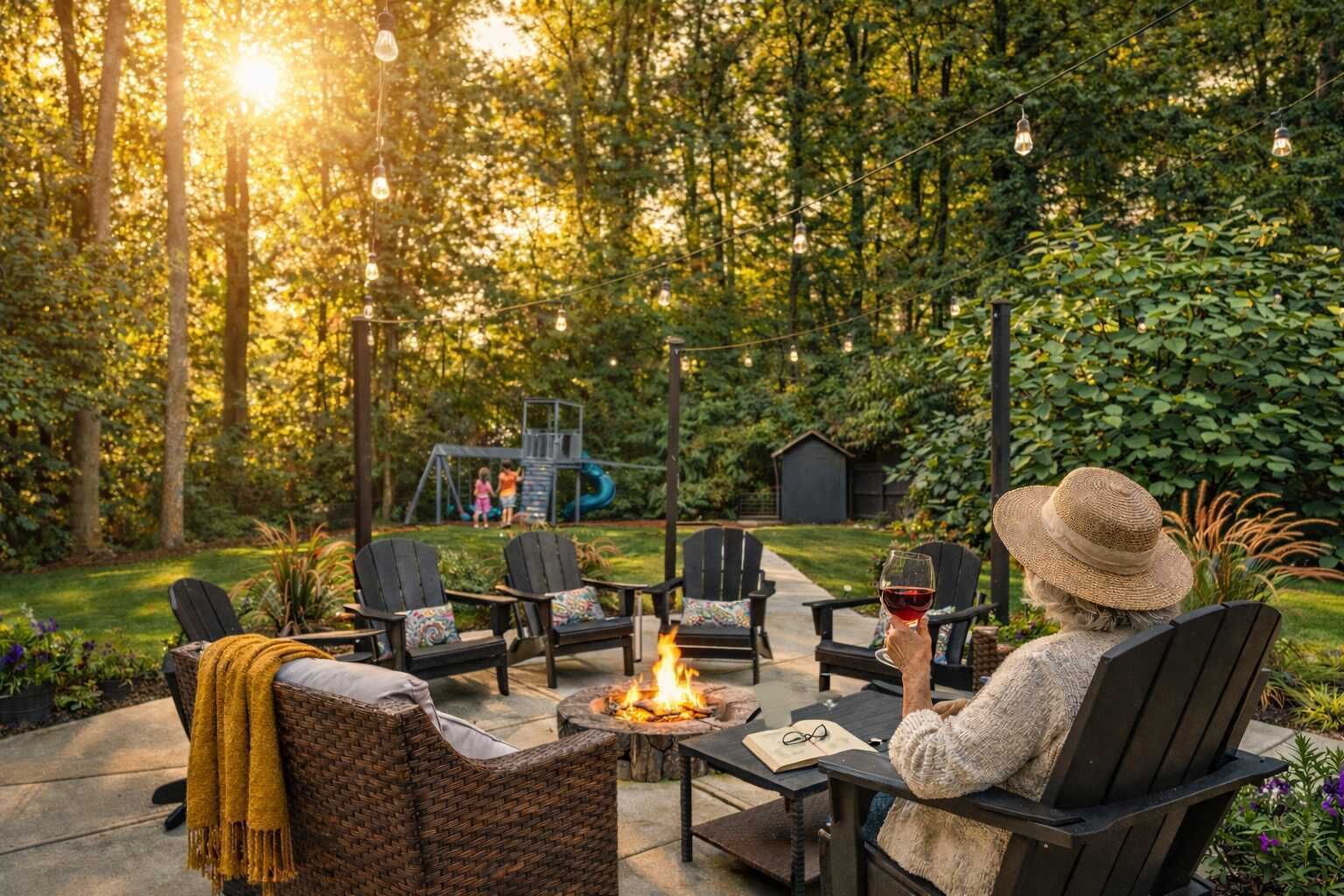 Overnattingsstedets uteområder