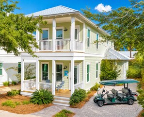 Exterior - Golf Cart ☀️ Beach Chairs, Community Pool, Gated Community ☀️ (Santa Rosa Beach)