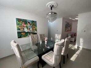 Apartment, 3 Bedrooms, Balcony, Garden View | Dining - Inviting 3-bedroom Apt in Santo Domingo! (Santo Domingo Norte)