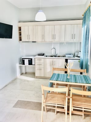 Chambre, 2 chambres, terrasse, vue jardin | Restauration