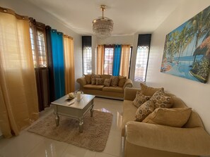 Apartment, 3 Bedrooms, Balcony, City View | Living area - 6A Cozy Apt in Santiago Center - Great Stay (Santiago de los Caballeros)