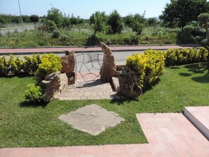 Appartamento, 2 camere da letto, patio, vista giardino | Ingresso della struttura