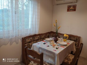 Apartment, 1 Bedroom, Smoking, Balcony | Dining - Romantic Apartment With Sea View Vinišće, Dalmatia (Marina)