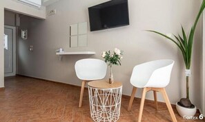 Room, 1 Bedroom, Smoking, Balcony | Living area - Room in Guest Room - Girogiali Beach Hotel (Chania)