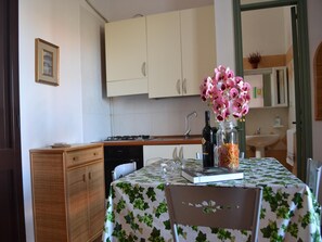 Ferienhaus, 1 Schlafzimmer, Balkon, Stadtblick | Eigene Küche