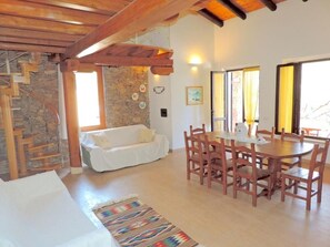 Apartment, 3 Bedrooms, Patio, Mountain View | Living area | TV - Villa Luddui L With Hydromassage Pool (Budoni)