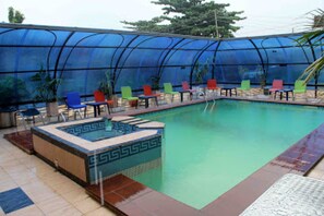 Room, 1 Bedroom, Accessible, Smoking | Pool | Indoor pool, outdoor pool - Room-vic James Apartments-apartment (Lagos)