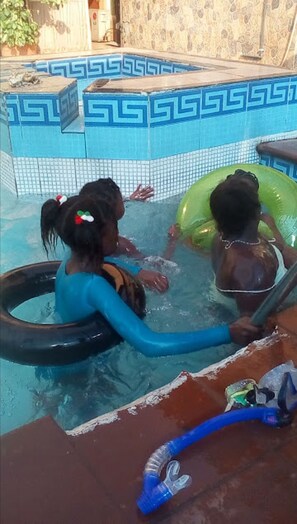 Room, 1 Bedroom, Accessible, Smoking | Pool | Indoor pool, outdoor pool - Room-vic James Apartments-apartment (Lagos)