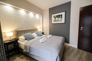 Premium appartement | 1 slaapkamer, geluiddichte muren, een strijkplank/strijkijzer, reisbedje