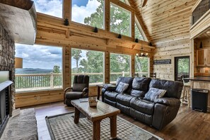 TV, fireplace, DVD player