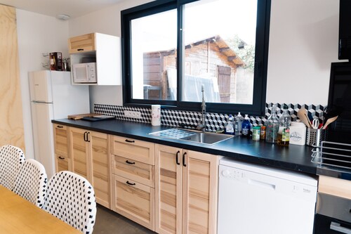 Maison Bord DE MER Avec Jardin de Sable Clos