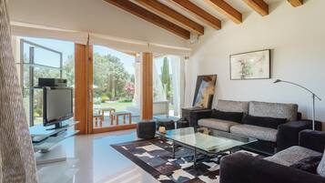 Télévision, jeux vidéo, lecteur de DVD, table de tennis de table