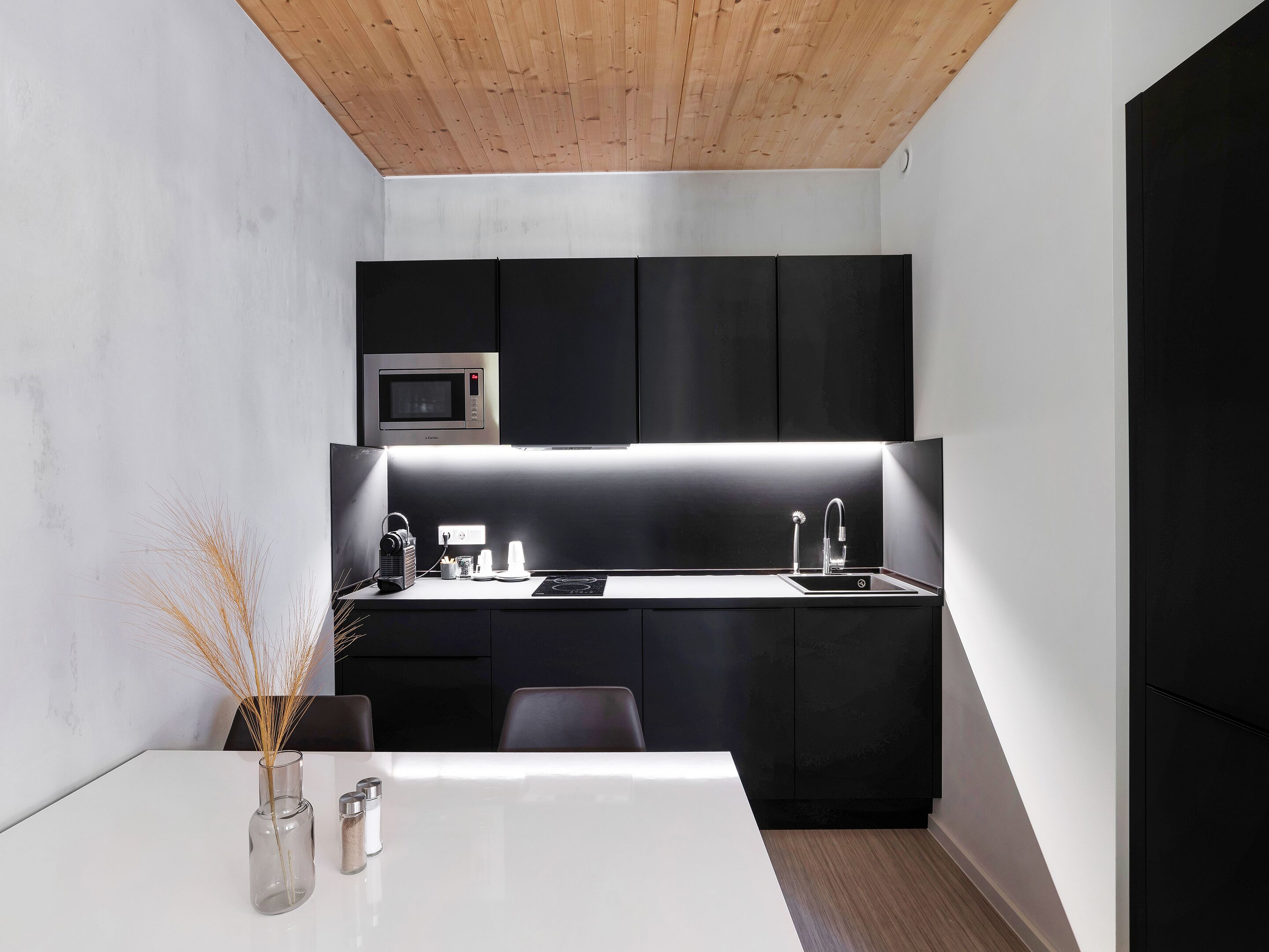 apartment, city view | private kitchen