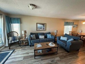 House, 2 Bedrooms | Living area | TV - Shores Of Surfside I - 205 2 Bedroom Home by RedAwning (Surfside Beach)