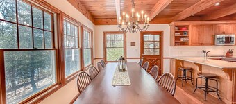 Awesome Lakefront with Outdoor Fireplace, Hot Tub + Dock