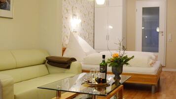 TV, DVD player, stereo