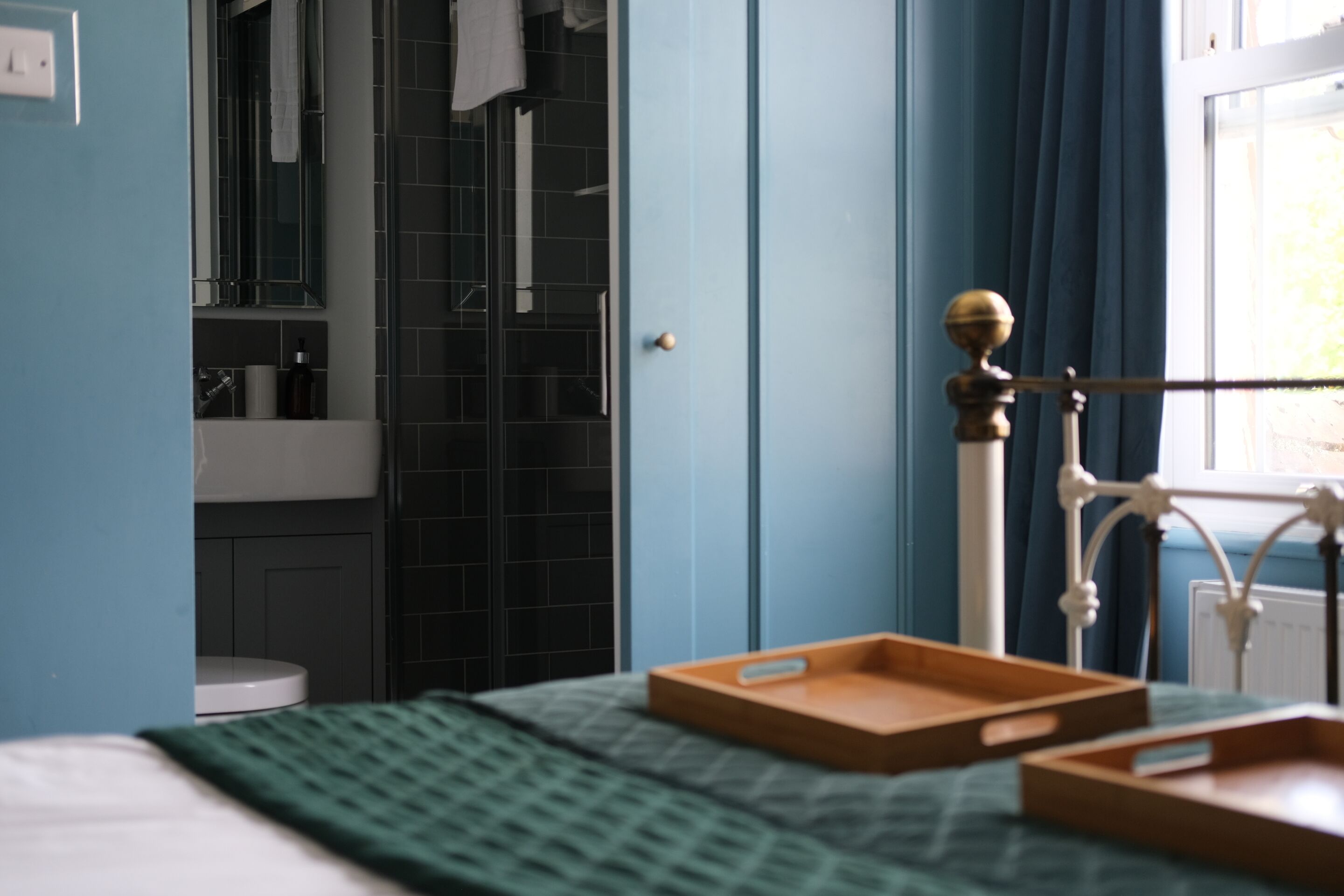 高级双人房, 独立浴室, 公园景观