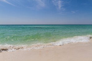 Beach nearby, beach umbrellas