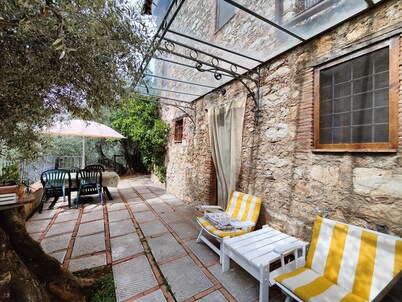 Detached house in nature suitable for families (2 double bedrooms) and dogs
