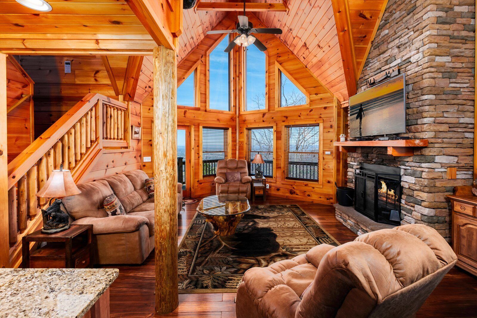 TV, fireplace, DVD player, table football