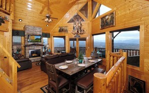 Interior - Viewtopia - Gaze at Mountains, Soak in the Hot Tub & Play in Loaded Game Room (Sevierville)