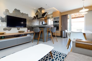 Hus – comfort | Oppholdsområde | Flatskjerm-TV