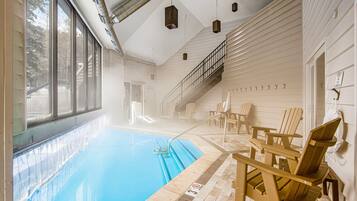 Indoor pool, a heated pool