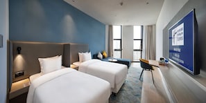 Bed sheets - Holiday Inn Express Shenzhen North Station by IHG (Shenzhen)