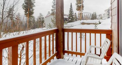 Simple & Lovely Studio with Wood Fireplace, WiFi & Mountain View Balcony