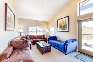 Een televisie, een open haard, een dvd-speler en boeken