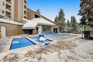 Indoor pool, a heated pool - Wonderful Studio in Complex w/Ski-In/Ski-Out Access + Shared Pool & Hot Tub/WiFi (Winter Park)