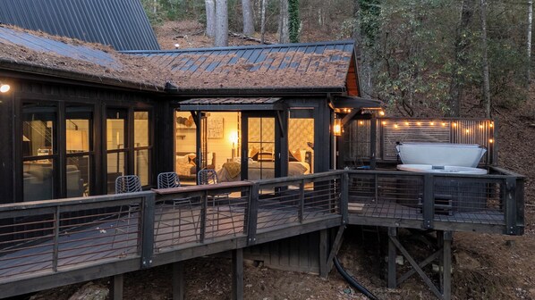 Terrace/patio - AFrame of Style - Fightingtown Creek (Blue Ridge)