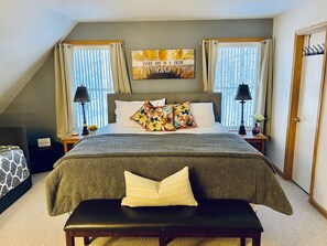 3 chambres, coffres-forts dans les chambres, bureau