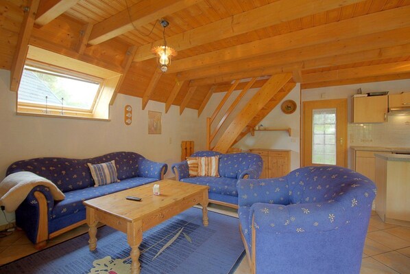 Fernseher, Kamin