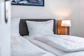 2 Schlafzimmer, Reisekinderbett, WLAN, Bettwäsche