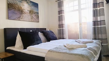 2 slaapkamers, reisbedje, wifi, beddengoed