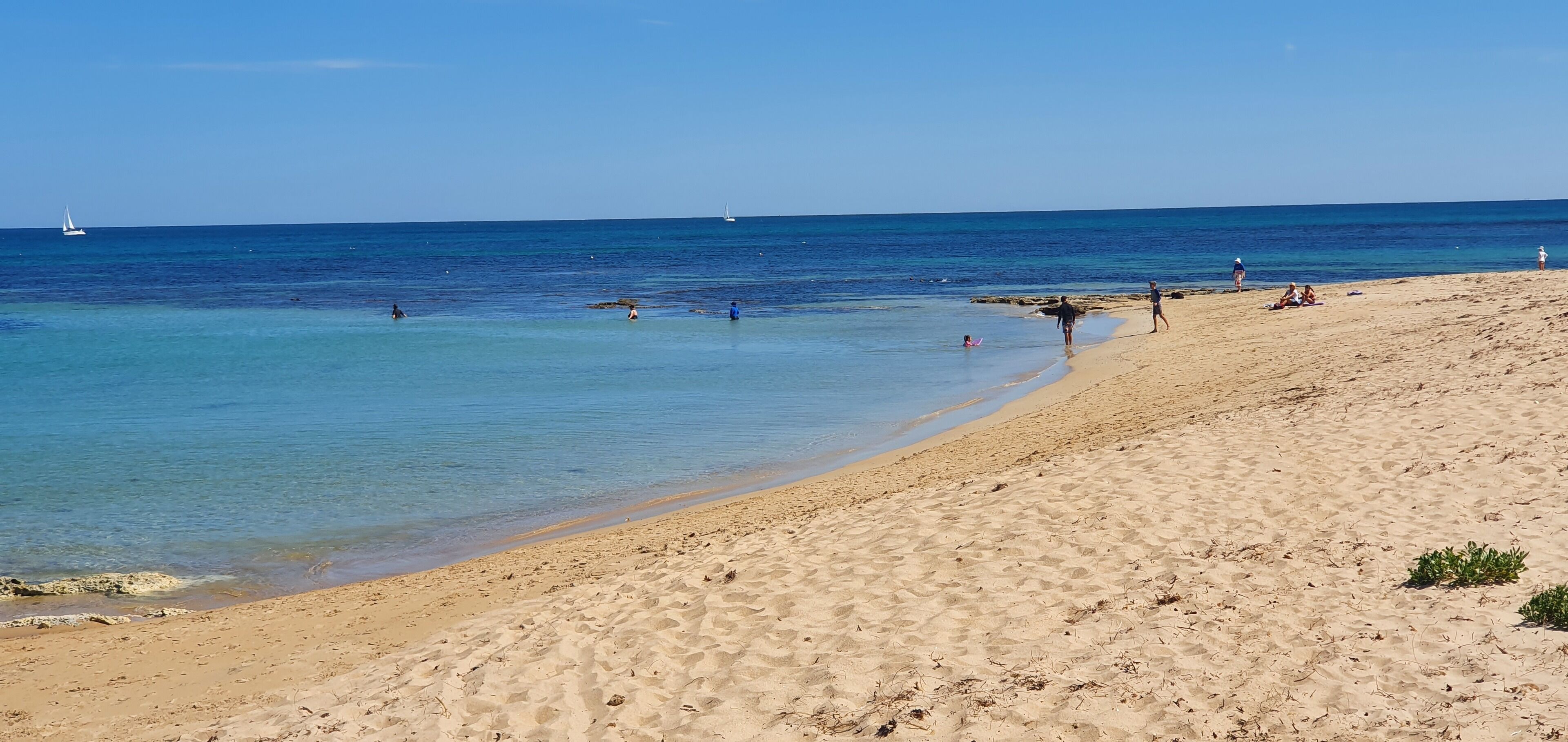 Enjoy the beautiful Falcon Bay beaches