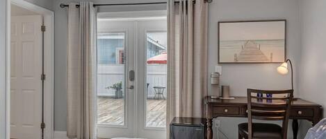 1 slaapkamer, een bureau, een strijkplank/strijkijzer, gratis wifi