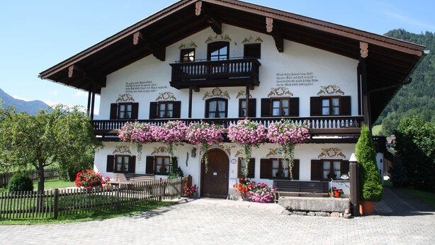 Unclassified image, 1 of 15, button - Apartment 2, 55sqm, terrace, kitchen extra, 1 bedroom, max 2 pers., WLAN (Ruhpolding)