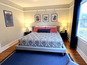 4 bedrooms, desk, iron/ironing board, free WiFi