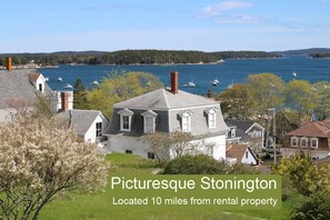 Exterior - Waterfront Home with Expansive 50-Foot Deck and Stunning Ocean Views (Deer Isle)