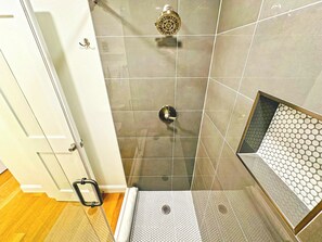 Shower, hair dryer