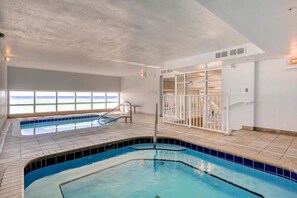Indoor pool, a heated pool