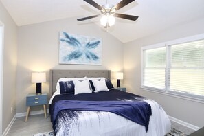 2 bedrooms, desk, iron/ironing board, free WiFi