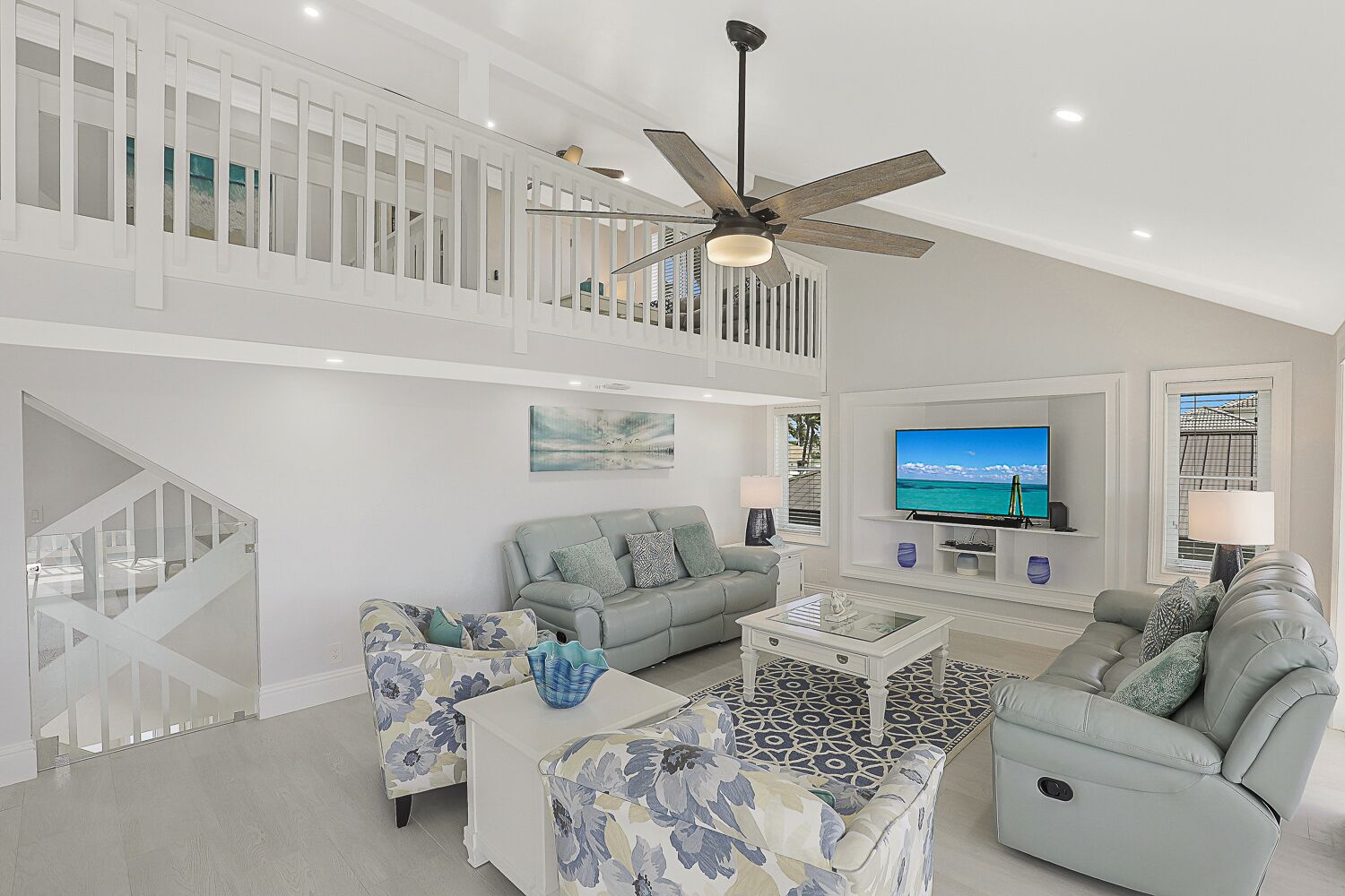 Smart TV, foosball, table tennis, books