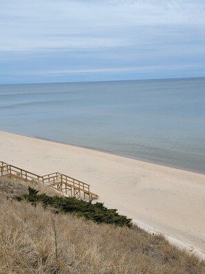 Beach nearby, sun-loungers