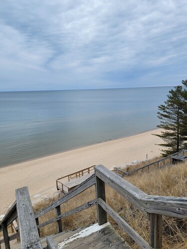Lake Michigan Beach Home with Views/ Water Access