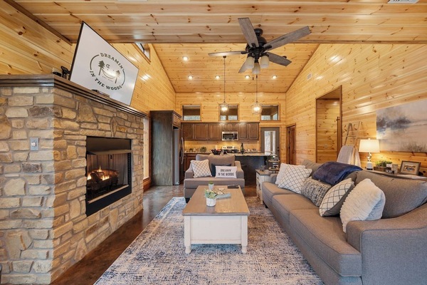 TV connectée, cheminée, baby-foot, table de tennis de table